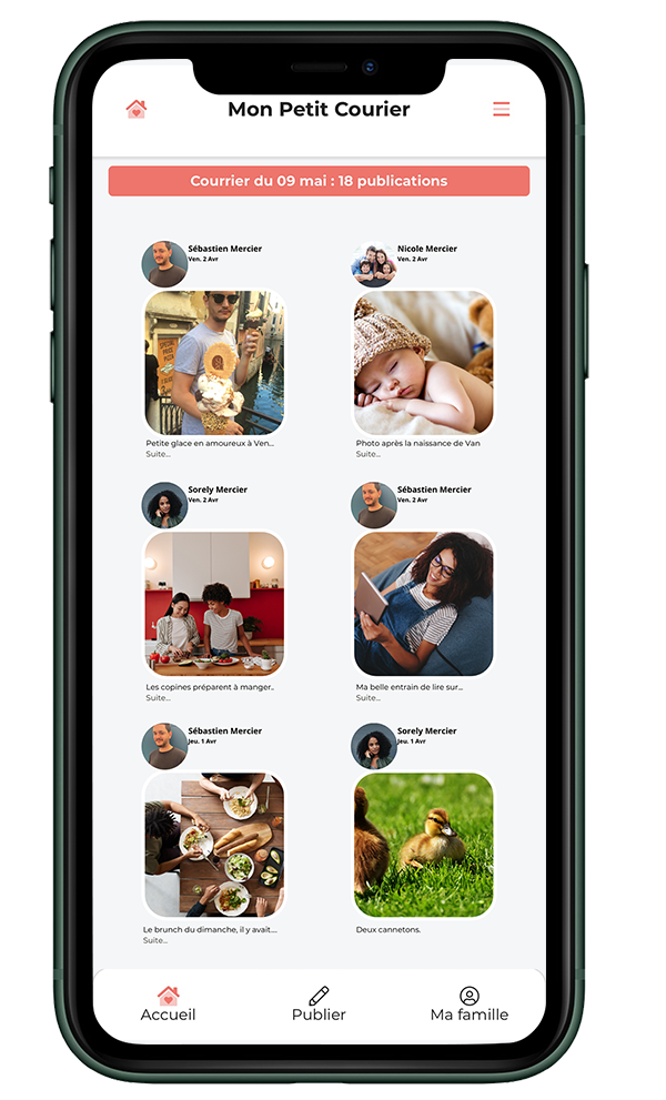 Landing Noel Mon Petit Courier